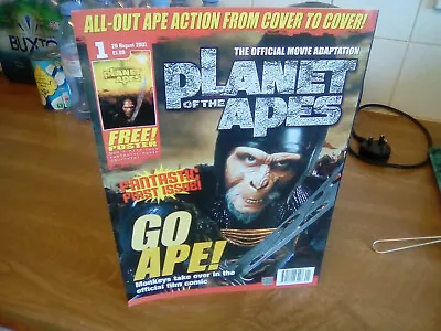 Buy Magazine – Titan Magazines Planet Of The Apes Official Movie Adaptation Part 1 • 3.99£