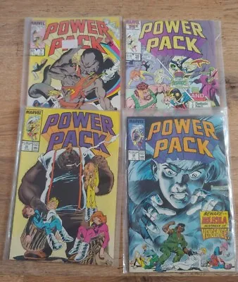 Buy 4 X POWER PACK VOL 1 BUNDLE #7 #28 #32 #38 MARVEL COMICS 1988 - 1990 VGC • 6.59£