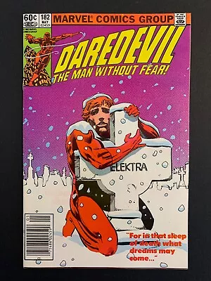 Buy Daredevil #182 *very Sharp!* (marvel, 1982)  Miller!  Newsstand!  Lots Of Pics! • 11.79£