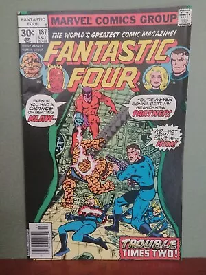 Buy The Fantastic Four #187 Marvel  1977 Molecule Man, Klaw  6.0 • 4.39£
