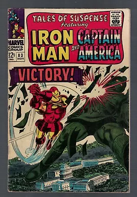 Buy Marvel Comics Tales Of Suspense 83  VGF 5.0   1966 Avengers Iron Titanium Man • 49.99£
