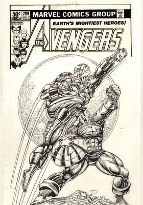 Buy Avengers #209 Cover-esque Commission - Iron Man Captain America By Ron Wilson • 197.65£