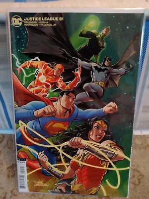 Buy Justice League Issue #51 VF (Vol 4) Nick Derington Variant Cover DC Comics • 2£