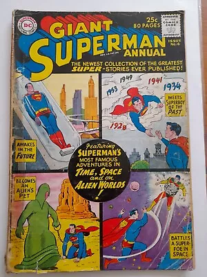 Buy Superman Annual #4 Nov 1961 Good- 1.8 Reprints Issue • 16.99£