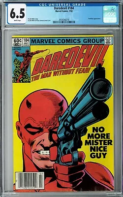 Buy Daredevil #184 CGC 6.5 (Jul 1982, Marvel) Frank Miller, 1st Team-up W/Punisher • 36.42£