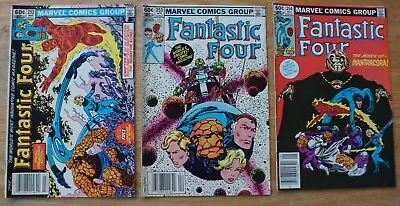 Buy Fantastic Four #252-254 RUN 3 COMICS For One Money! • 17.87£