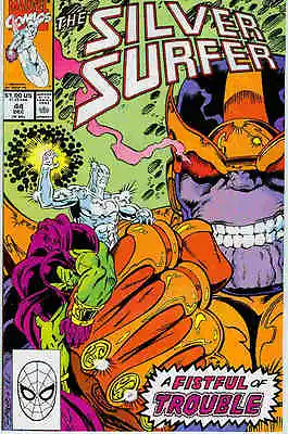 Buy Silver Surfer (Vol.3) # 44 (1st Infinity Gauntlet, Thanos) (Ron Lim) (USA, 1990) • 75.11£