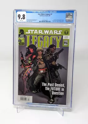 Buy NEWSSTAND Star Wars: Legacy #2 CGC 9.8 Dark Horse Comics 2006 • 280.15£