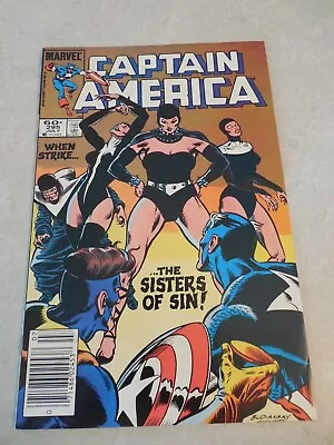Buy Captain America #295, Marvel Comics, 1984, Newsstand, 1st Sisters Of Sin 9.2! • 11.82£