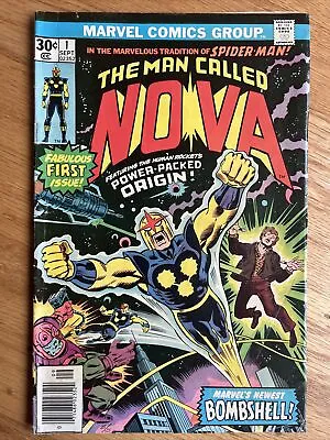 Buy Nova #1 VG+/F 1st Series  1ST APP & ORIGIN OF NOVA Marvel Bronze Age KEY • 23.83£