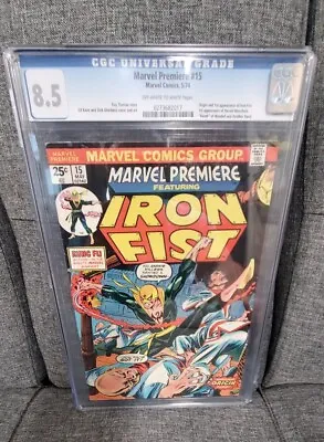 Buy Marvel Premiere #15 CGC 8.5 1974 1st App & Origin Iron Fist  • 317.78£