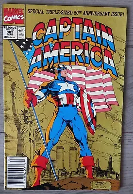 Buy Captain America Issue 383 March 1991 Marvel Comics • 3£