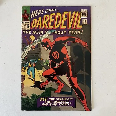 Buy Daredevil #10 1st Appearance Ani Men Wally Wood Art (Marvel, 1965) • 39.50£