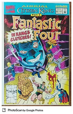 Buy FANTASTIC FOUR Annual #25  Kang!, 1st Anachronauts! (Marvel 1992) • 17.58£