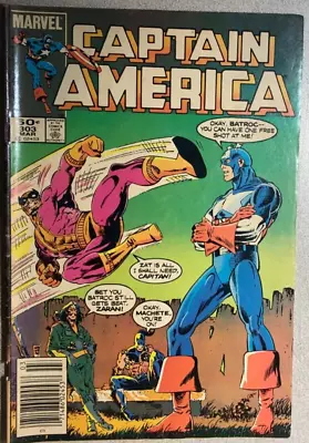Buy CAPTAIN AMERICA #303 (1985) Marvel Comics VG+ • 11.11£
