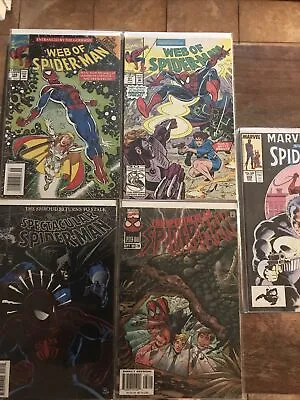 Buy Marvel Spiderman Lot (Web Of #91, 104, Spectacular #207, 238, Marvel Tales #209) • 7.88£
