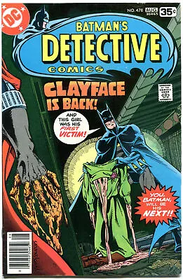 Buy DETECTIVE COMICS #478, FN+, Batman, Caped Crusader, 1937 1978, More In Store • 19.75£