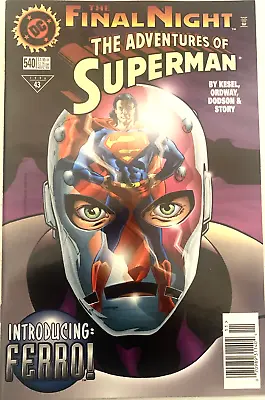 Buy The Adventures Of Superman. # 540. Nov. 1996.  Stuart Immonem-cover. Vfn/nm 9.0 • 2.69£