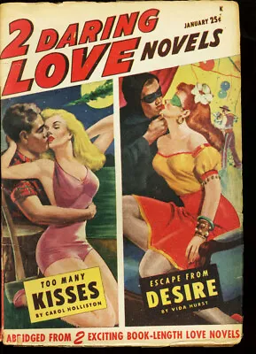 Buy Pulp:  2 Daring Love Novels 1948 Jan #1 Headlight Swimsuit Cov Vg/fn • 118.25£