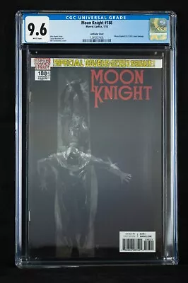 Buy Moon Knight #188 (2018) CGC 9.6 Sienkiewicz Lenticular Variant Cover! • 39.52£