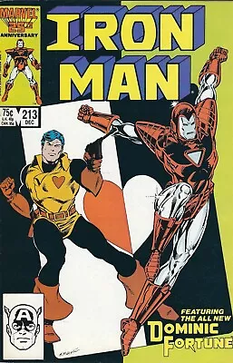 Buy Iron Man(Marvel-1968) #213 - Key - Reintroduction Of Dominic Fortune (7.0) • 6.32£