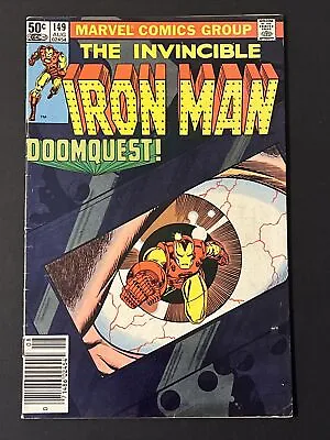 Buy Invincible Iron Man #149 Marvel 1981 Dr Doom  DoomQuest  Michelinie & Layton VGF • 11.06£