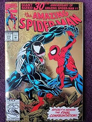 Buy Comics: Amazing Spiderman 375 1993 Cents Copy 1st App Ann Weying Spidey Vs Venom • 50£