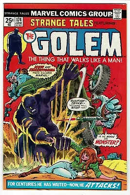Buy STRANGE TALES 174 - THE GOLEM! 1974 HI GRADE-  ONE OWNER! TOP SHAPE! Marvel • 43.17£