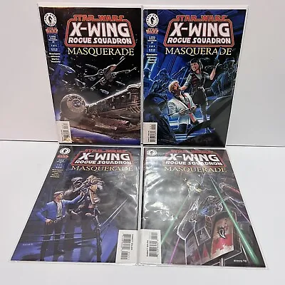 Buy Star Wars X-Wing Rogue Squadron Masquerade Mini Run 1-4 - Dark Horse Comics • 11.99£
