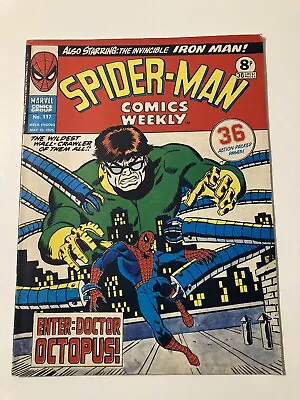 Buy Spider-man Comics Weekly #117 10/05/1975 Iron Man, Thor Marvel Doctor Octopus • 1.99£