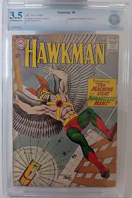Buy Hawkman # 4 DC Comics, 10-11/1964 CBCS 3.5 Off-White/White Pages • 298.88£