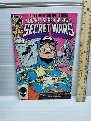 Buy Comic Book Marvel Super-Heroes Secret Wars #7 1st Spider-Woman (Madame Web) • 39.47£