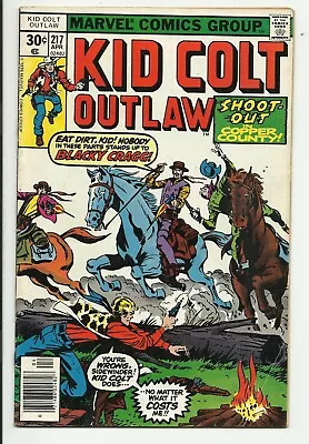 Buy Kid Colt Outlaw #217 - Renegades Back-up - Tom Sutton Art - VG+ 4.5   • 6.35£