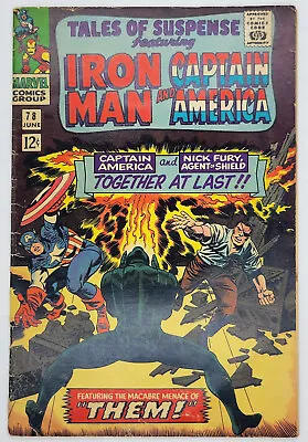 Buy Tales Of Suspense #78 1966 3.0 GVG Colonel Nick Fury Appearance Vs. Them! MCU • 7.91£