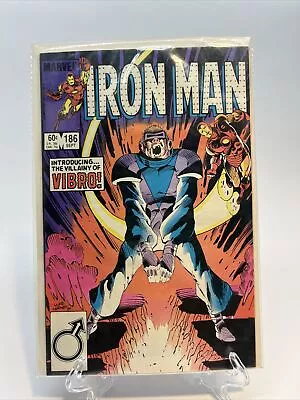 Buy Iron Man #186 (September 1984, Marvel) First Appearance Of Vibro • 3.18£