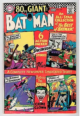 Buy DC 80 Pg. GIANT BATMAN #187 (G-30) - VF 1967 Vintage Comic • 35.56£