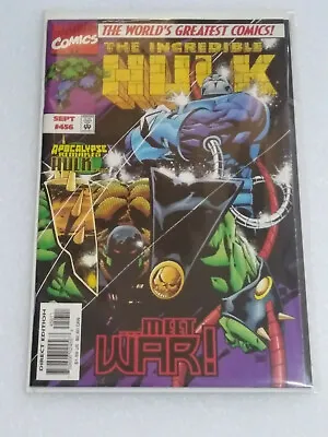 Buy The Incredible Hulk #456 War And Remembrance NM  Gatefold Cover   • 11.85£