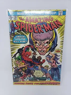 Buy Amazing Spider-man #138 Mindworm Cover! Bronze Age Marvel Comics 1975! • 15.98£