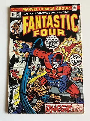 Buy Marvel Comics: Fantastic Four #132: ‘Omega! The Ultimate Enemy!’ • 15£