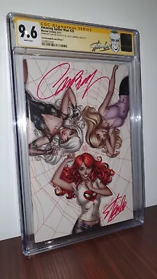 Buy Amazing Spider-Man 25 9.6 CGC SS Signed Stan Lee Scott Campbell Variant Label • 500£