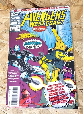 Buy Marvel Comics Avengers Westcoast Comic Book #8 64-Page Annual (1993) - NM • 5.99£