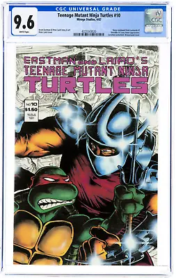 Buy Teenage Mutant Ninja Turtles #10 (Mirage Studios, 1987) CGC NM+ 9.6 White Pages • 149.99£