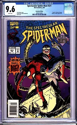 Buy Spectacular Spider-man #221 Cgc 9.6 Wp - Newsstand - Doctor Octopus Appearance • 96.51£