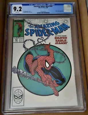 Buy The Amazing Spider-Man #301 - Silver Sable App. - Marvel - 1988 - NM- - CGC 9.2 • 118.58£