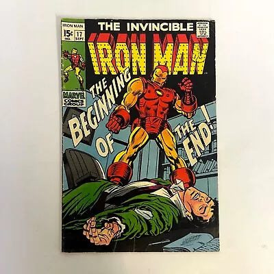 Buy The Invincible Iron Man #17 Marvel Comics 1969 First Appearance Of Madame Masque • 30£