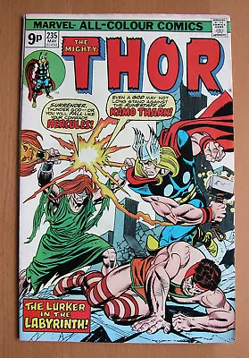 Buy The Mighty Thor #235. Marvel Comic 1975. VF. • 4.99£