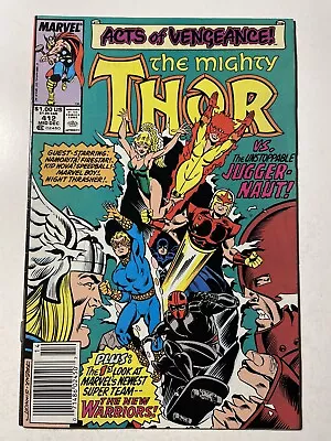 Buy The Mighty Thor #412 🔑 1st Full Appearance Of The New Warriors 1989. Newsstand • 15.99£