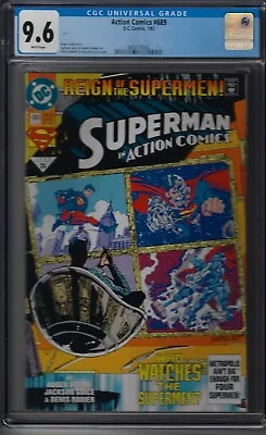 Buy Action Comics #689 Graded 9.6 Cgc Dc Comics 1993 Gb • 31.62£