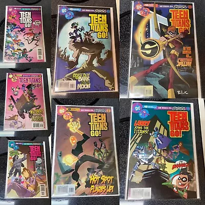Buy 7 Issue Run DC Comics Teen Titans Go 12, 13, 14, 16, 17, 18, 19 • 39.42£