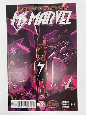 Buy Ms. Marvel #16 2014 1st Meeting Of Kamala Khan And Carol Danvers MCU Marvel • 12.64£
